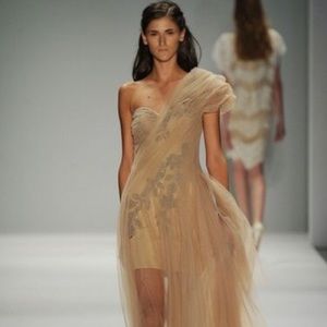 Tadashi Shoji One Shoulder Dress